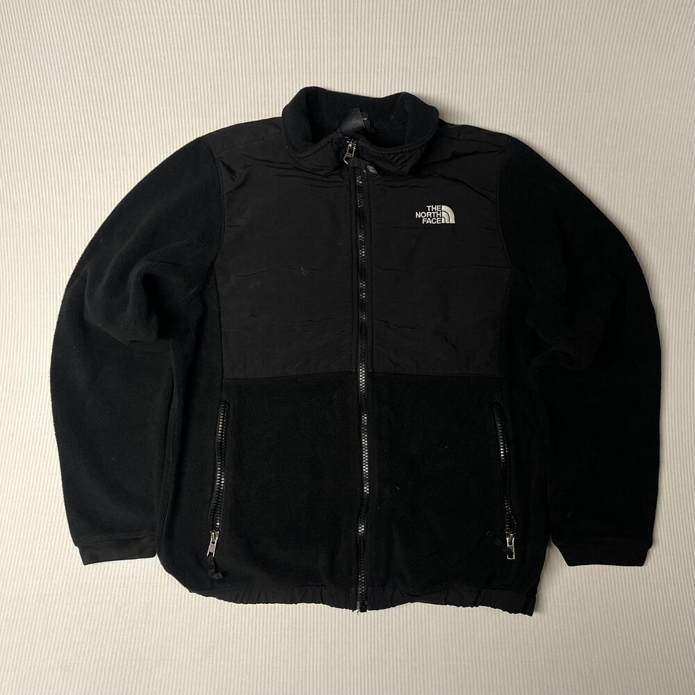 The North Face Jacket Girls Large 14-16 Black Fleece Full Zip Pockets Outdoor
